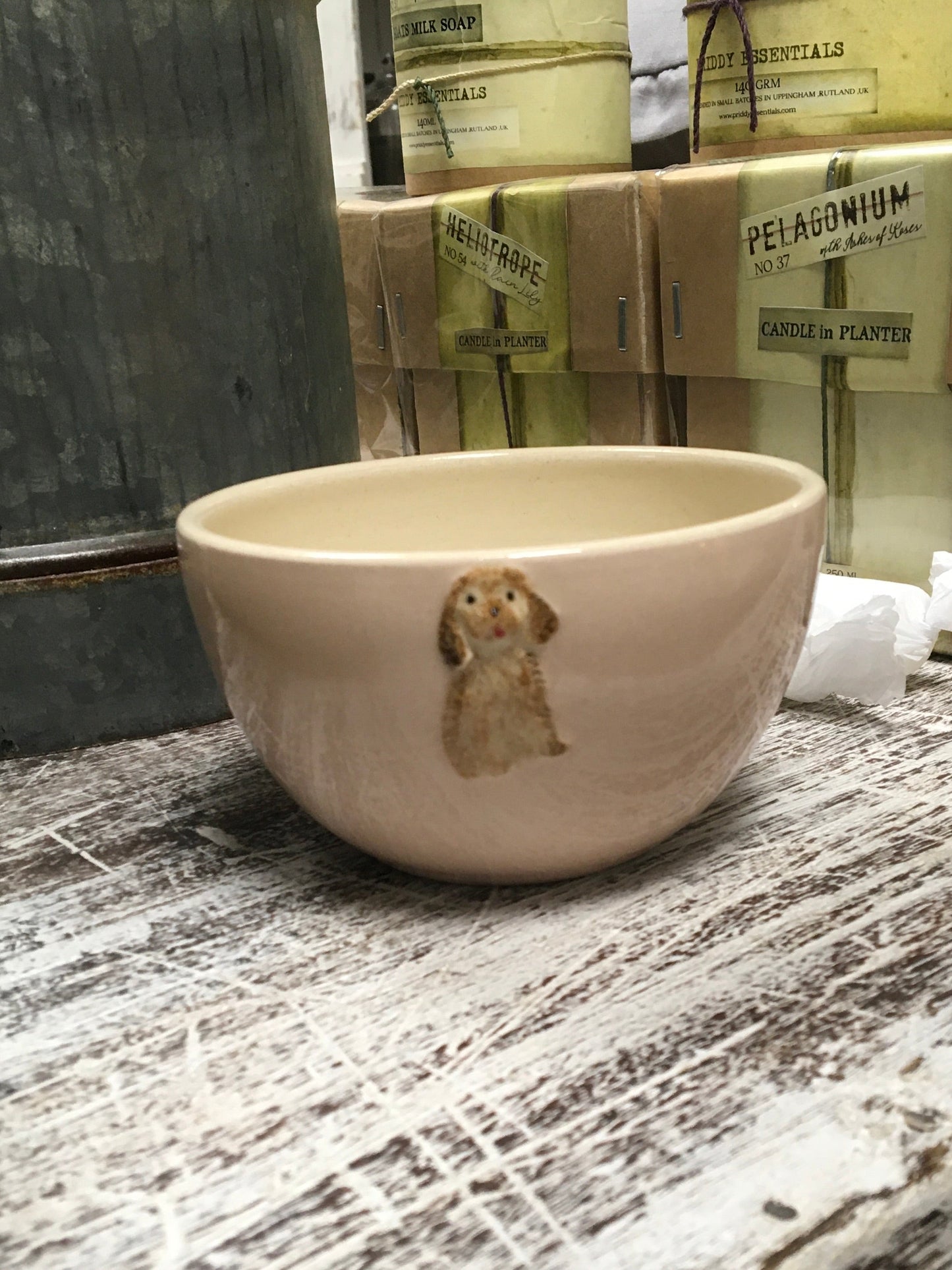 Hogben Pottery Pink Bowl - Cockapoo