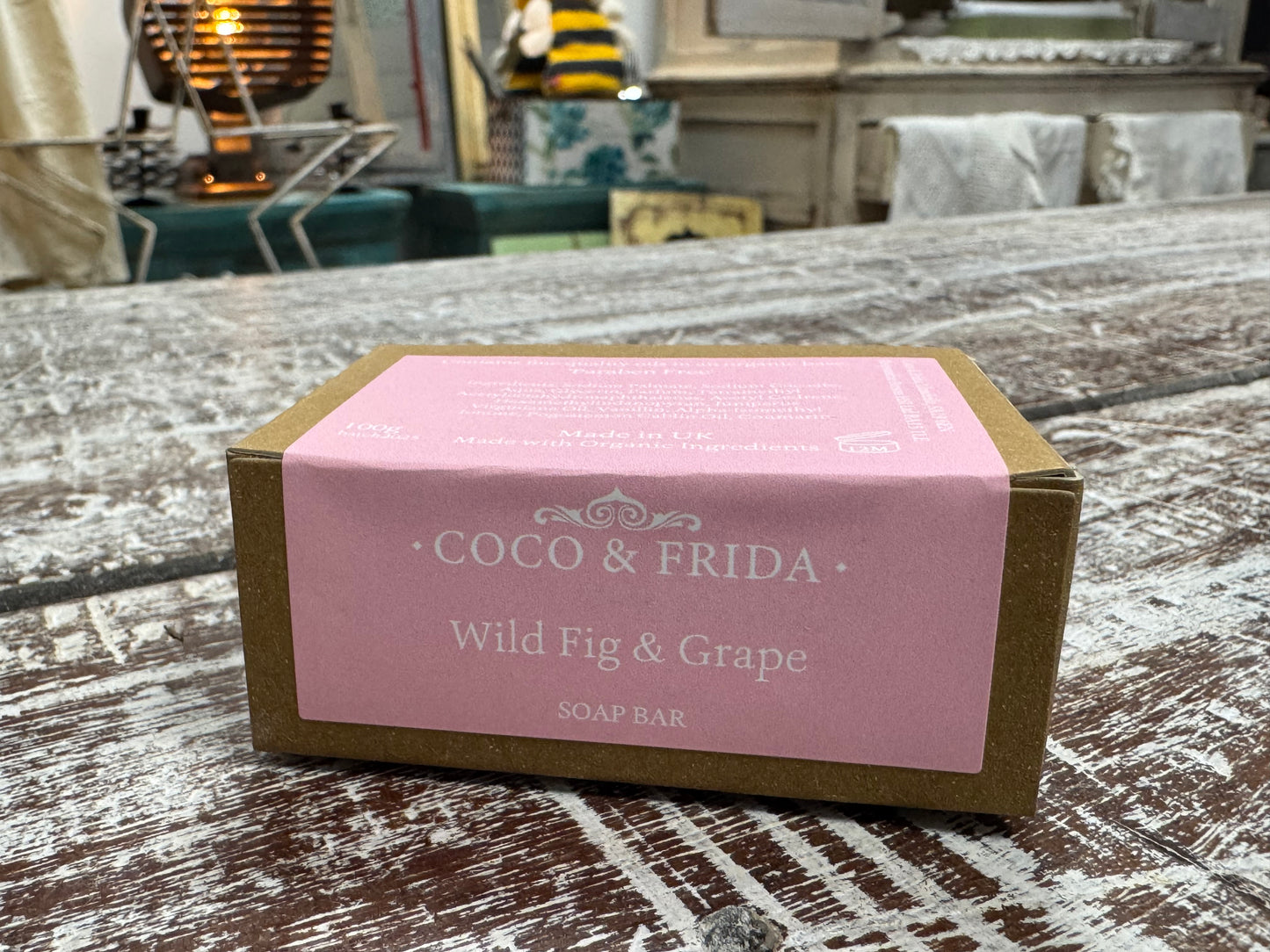 Coco & Frida Wild Fig & Grape 100g Organic Soap Boxed