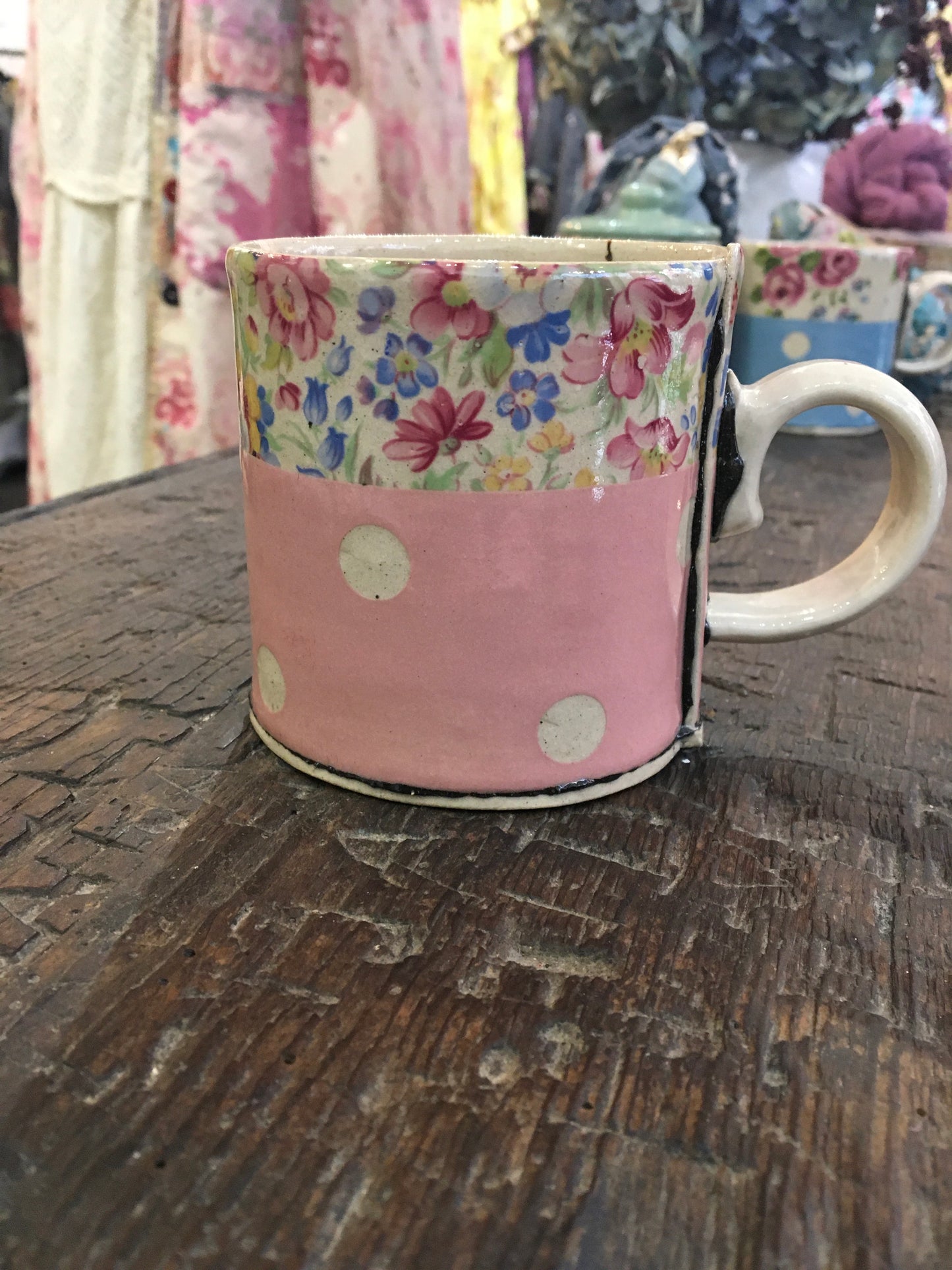 Virginia Graham Pink Spot Mug