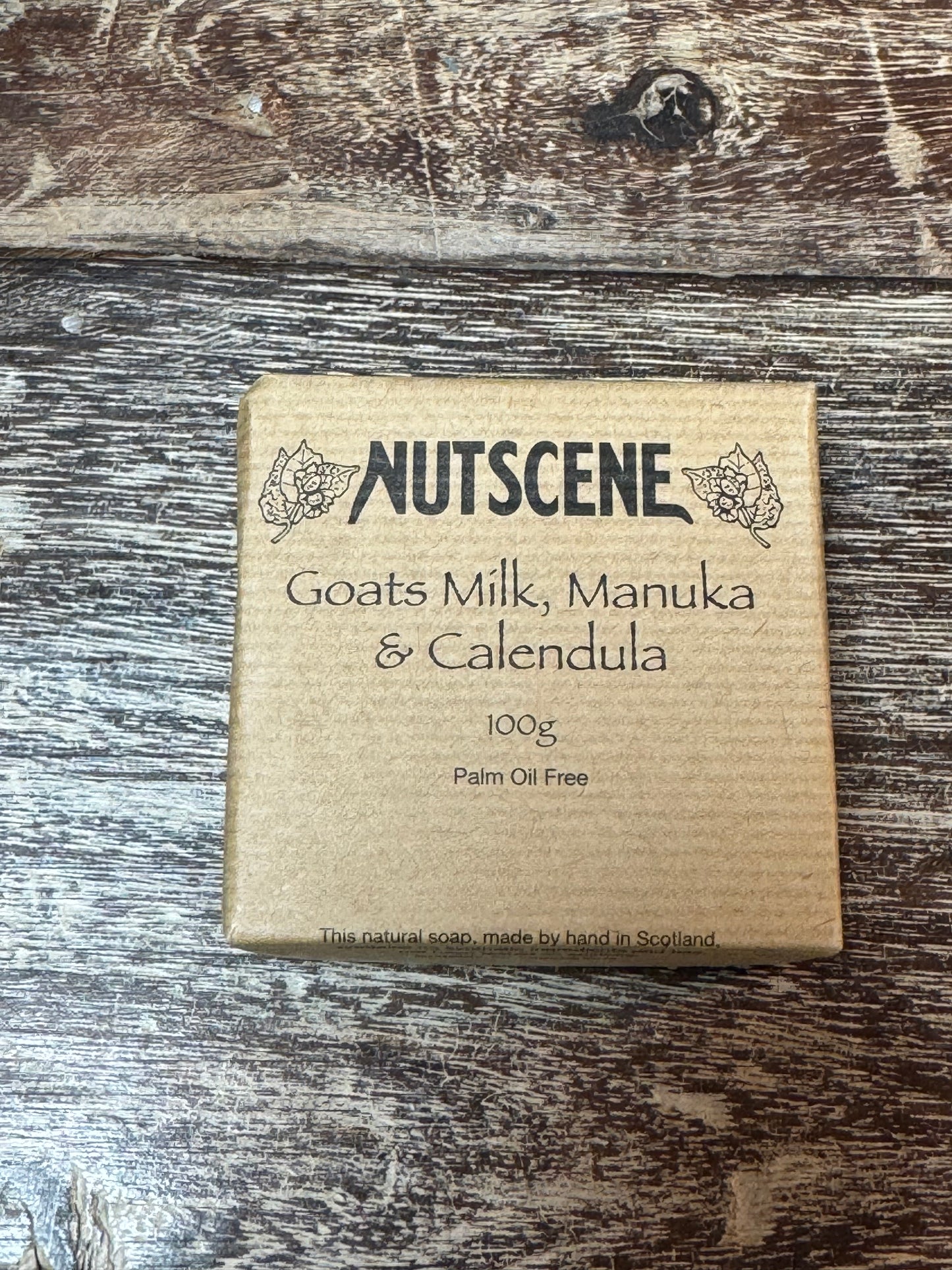 Nutscene Goats Milk, Manuka & Calendula Soap 100g