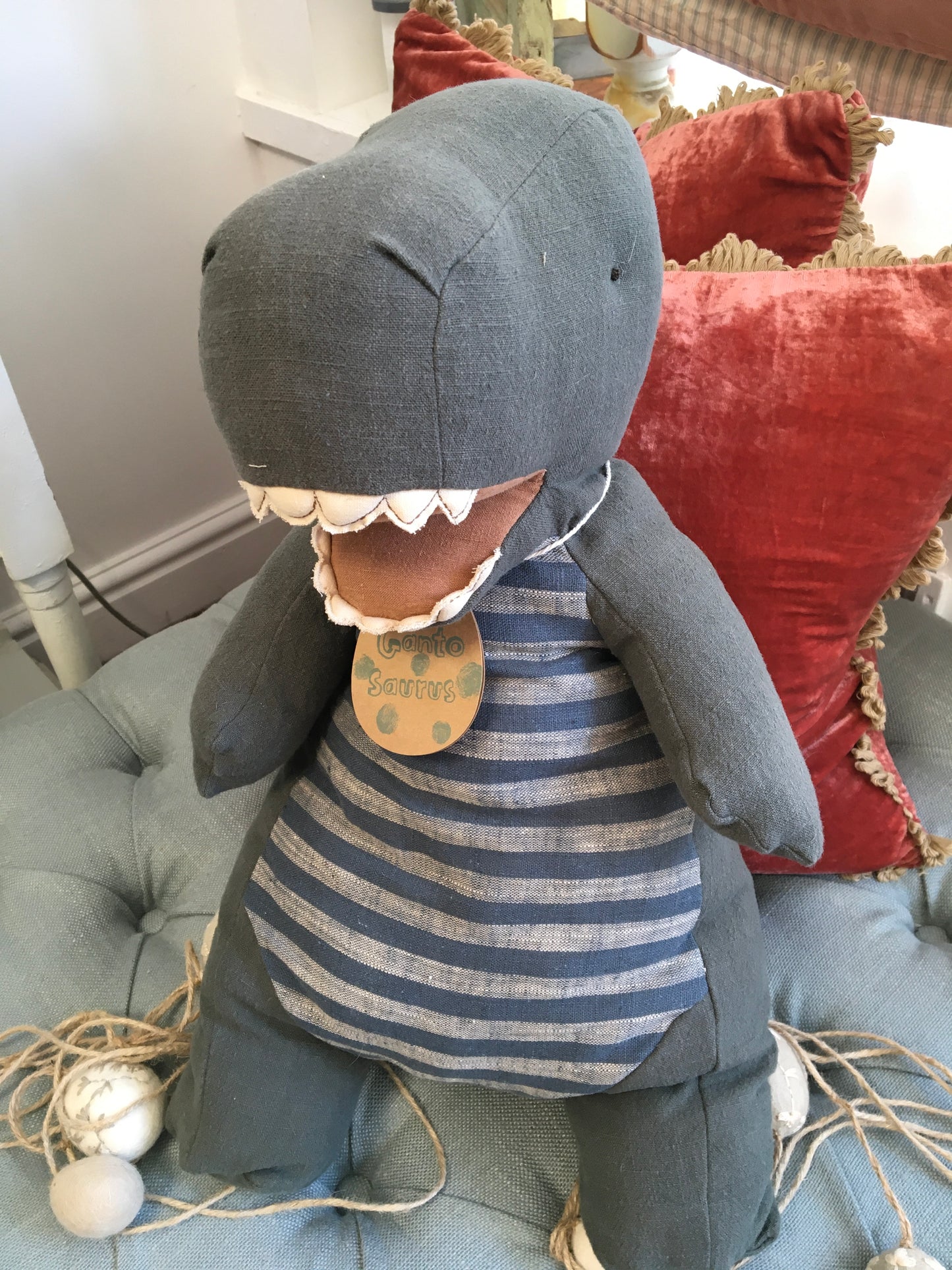 Maileg Grey Dinosaur Soft Toy