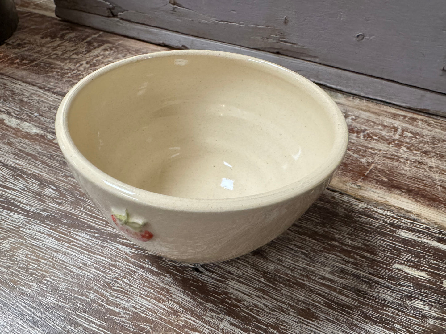 Hogben Pottery Strawberry Bowl