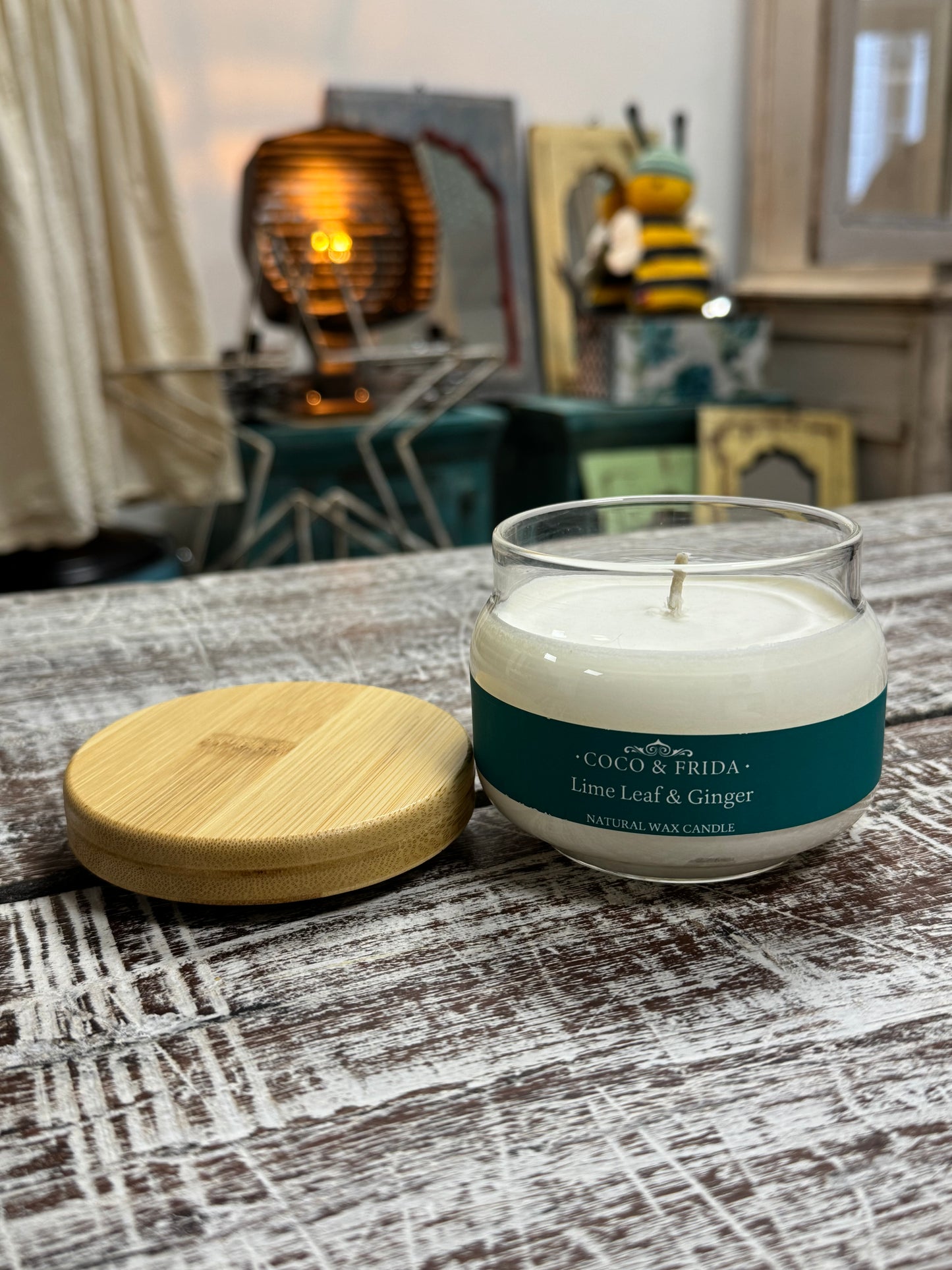 Coco & Frida Lime Leaf & Ginger 325ml Pop Jar Candle