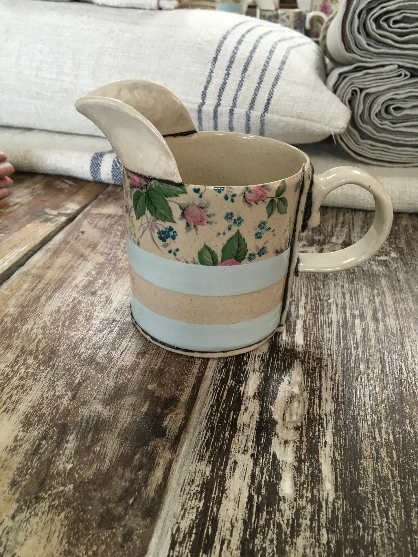 Virginia Graham Pale Blue Medium Jug