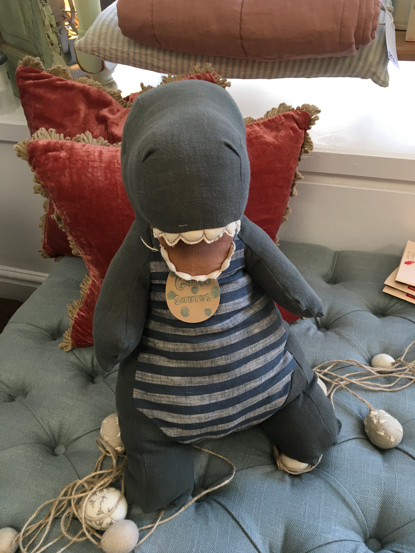 Maileg Grey Dinosaur Soft Toy