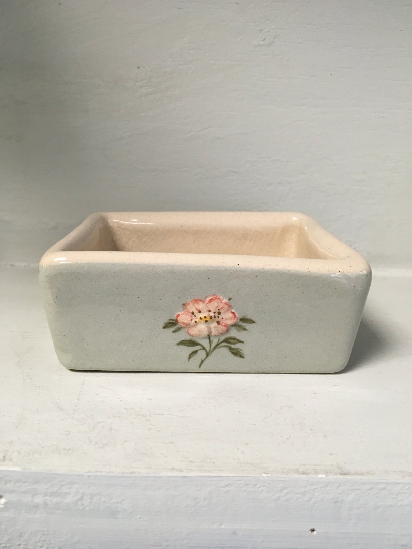 Hogben Pottery Green Soap Dish