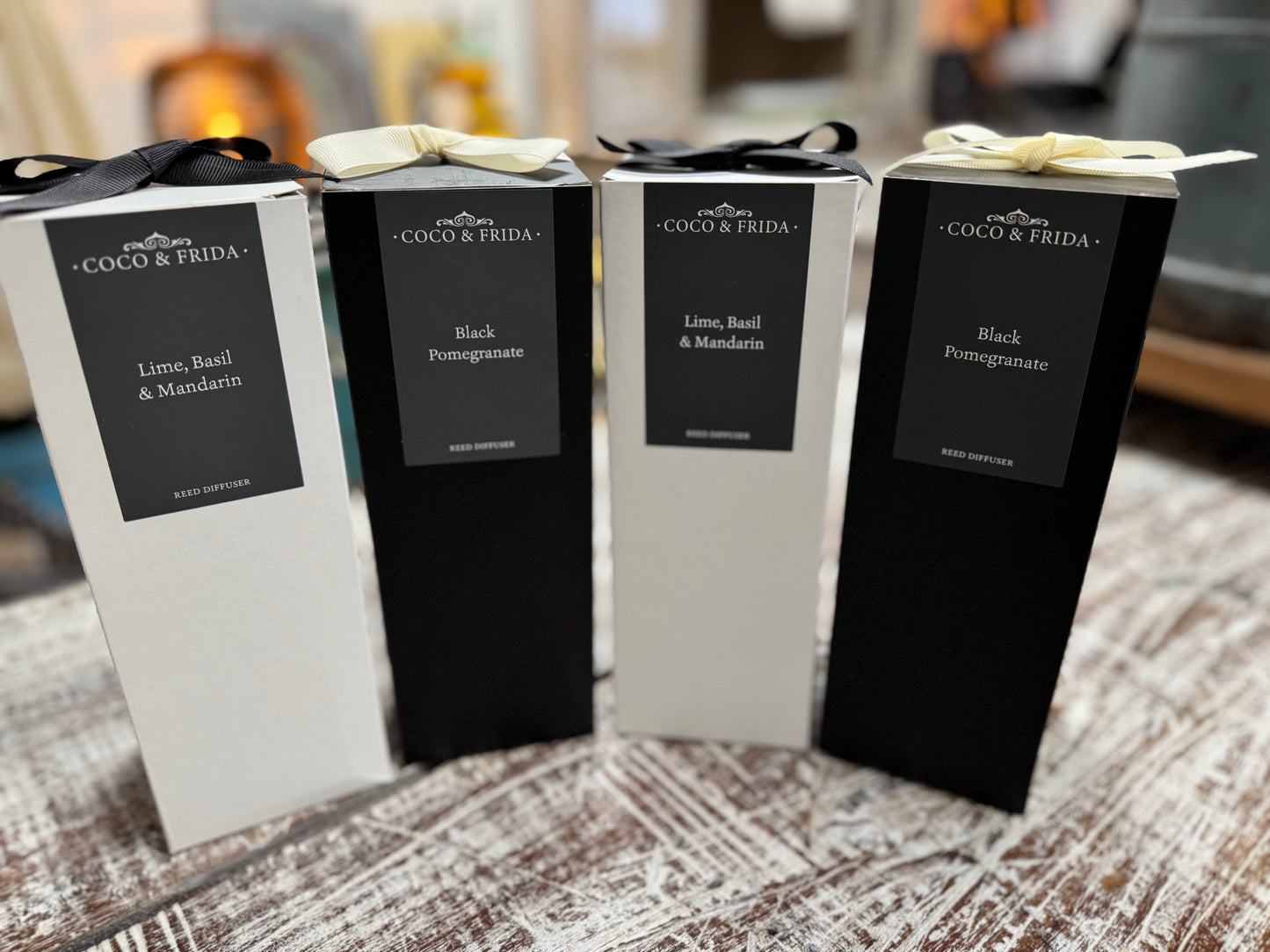 Coco & Frida Black Pomegranate 100ml Reed Diffuser Kit