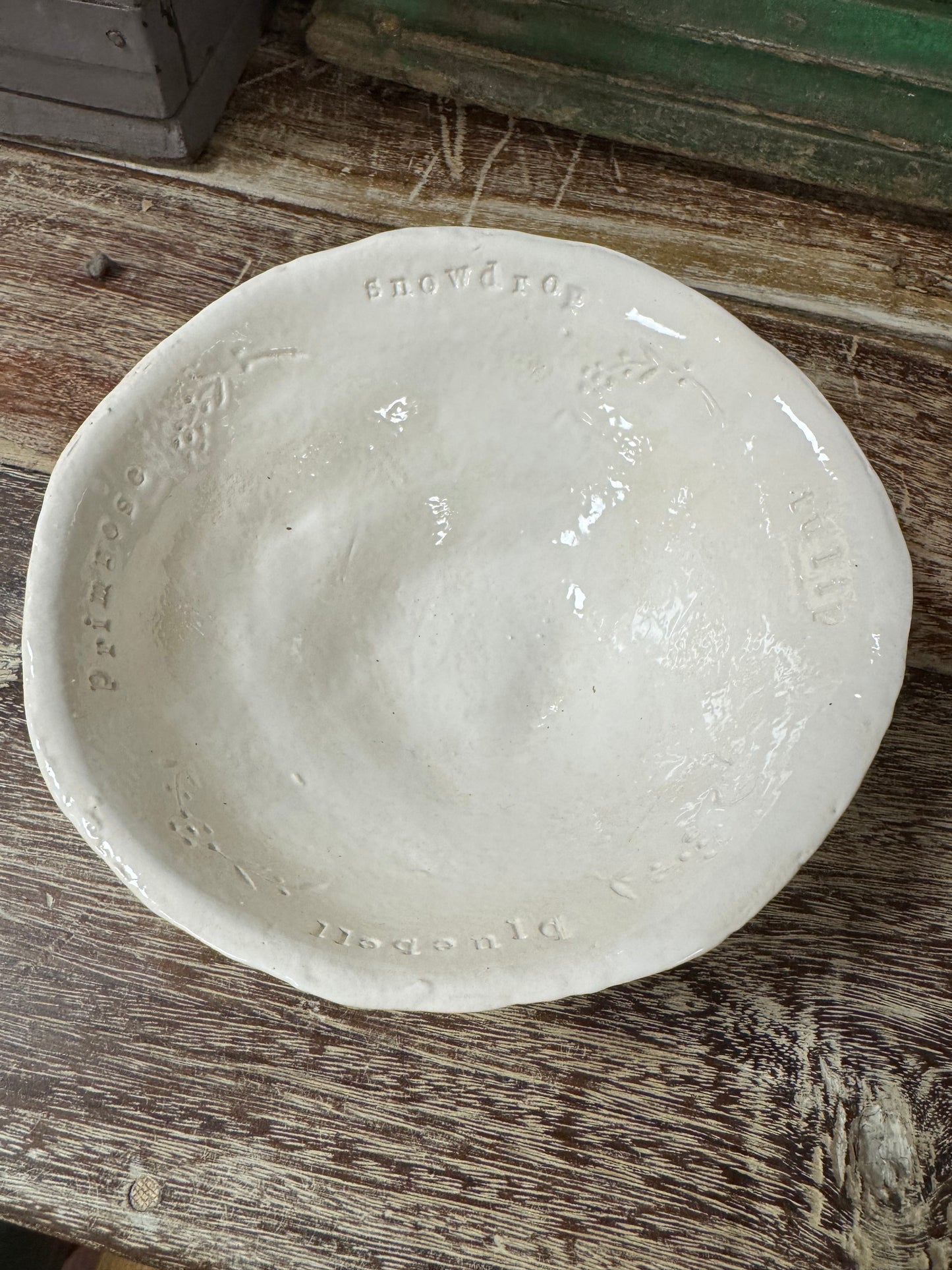 Oh.Pea Bowl - Snowdrop