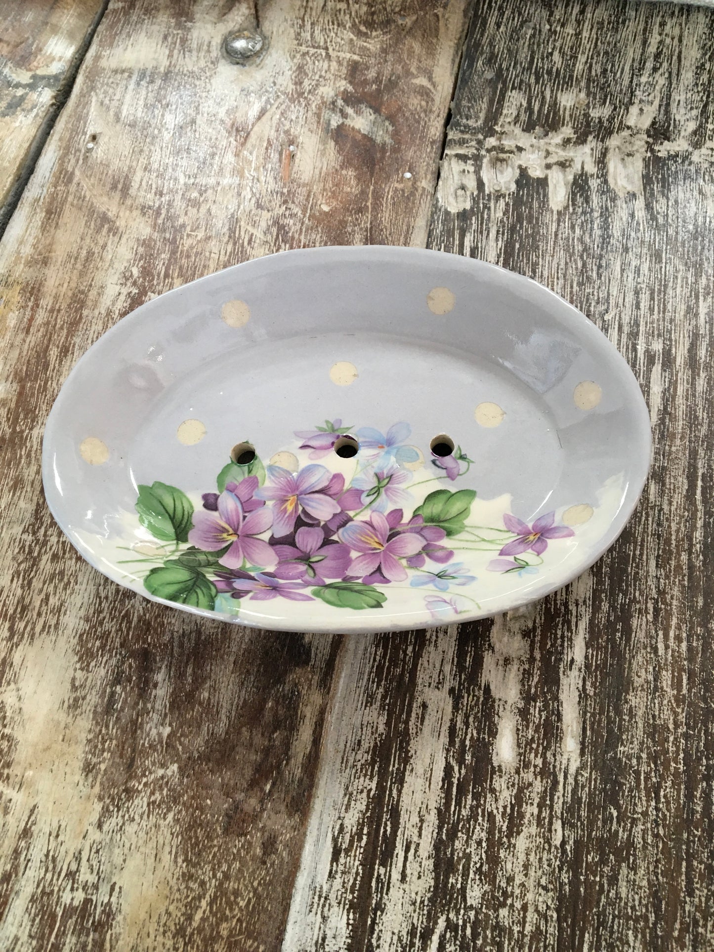 Virginia Graham Lilac Soap Dish