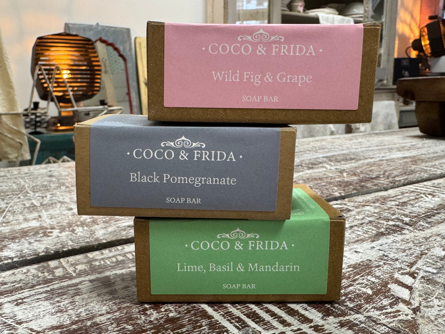 Coco & Frida Wild Fig & Grape 100g Organic Soap Boxed