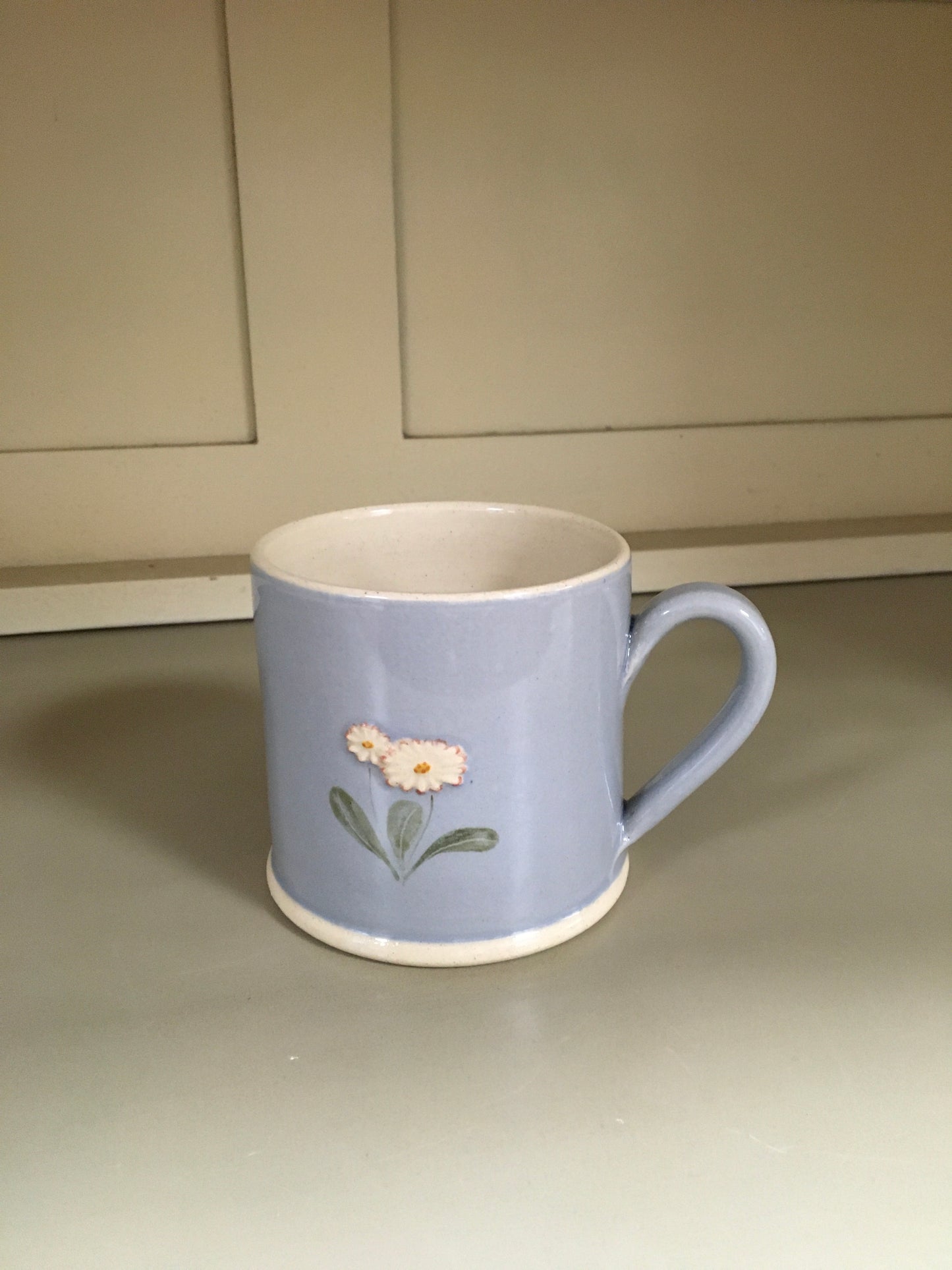 Hogben Pottery Blue Mug - Daisy