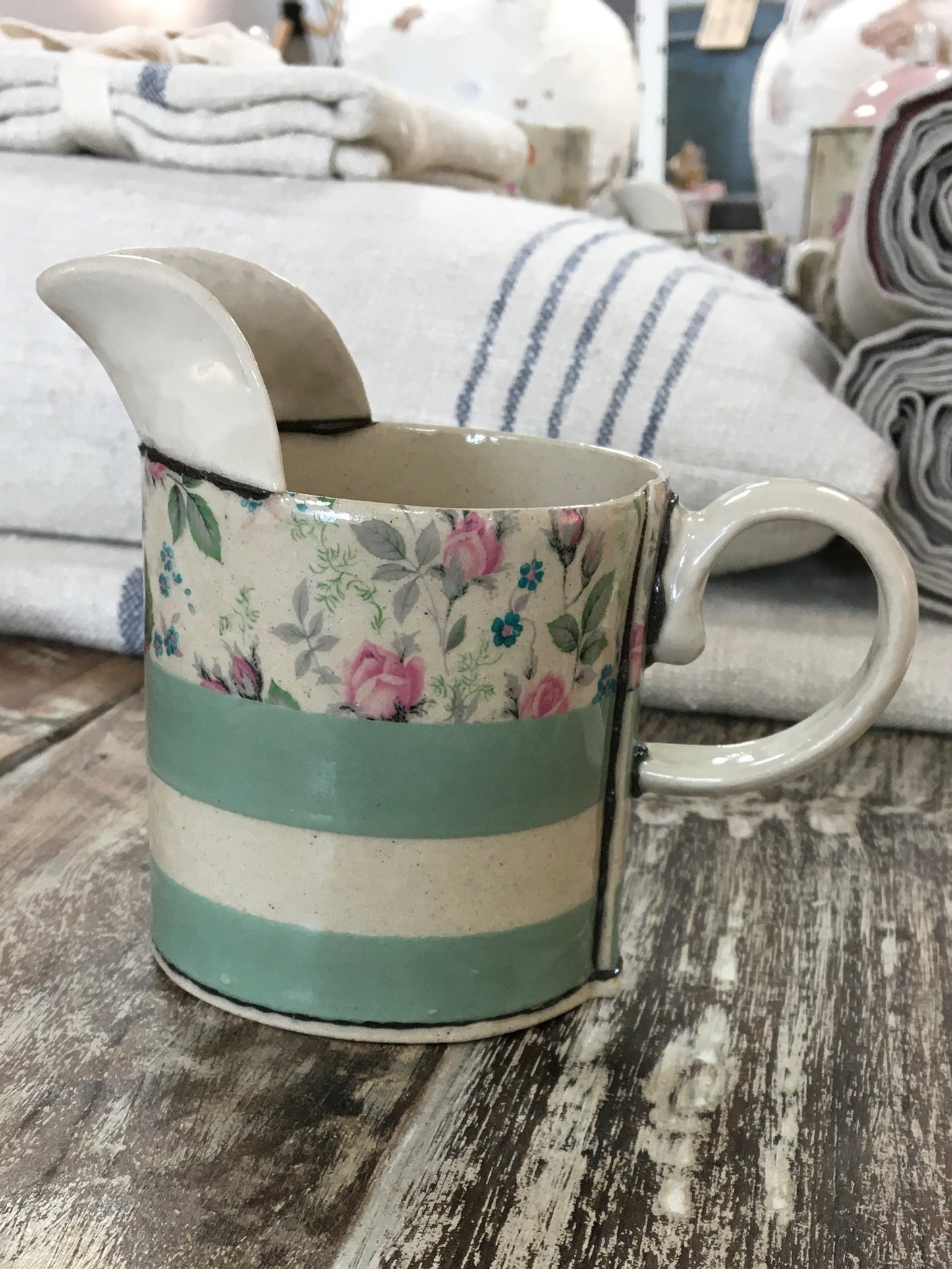 Virginia Graham Medium Green Jug