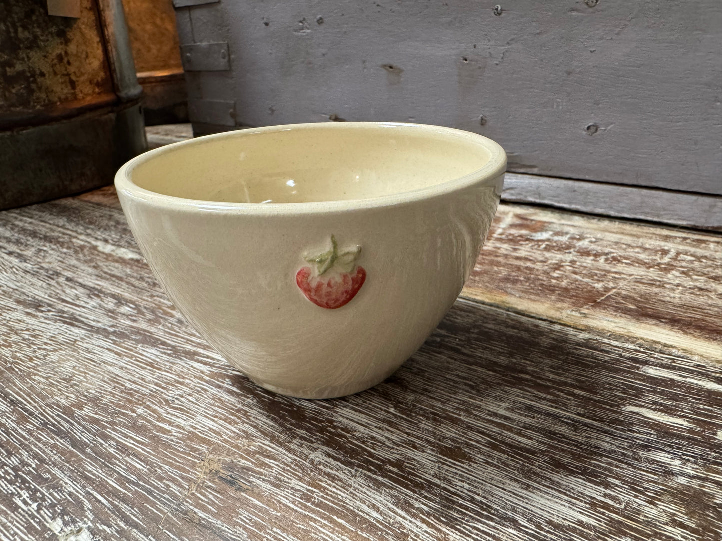 Hogben Pottery Strawberry Bowl