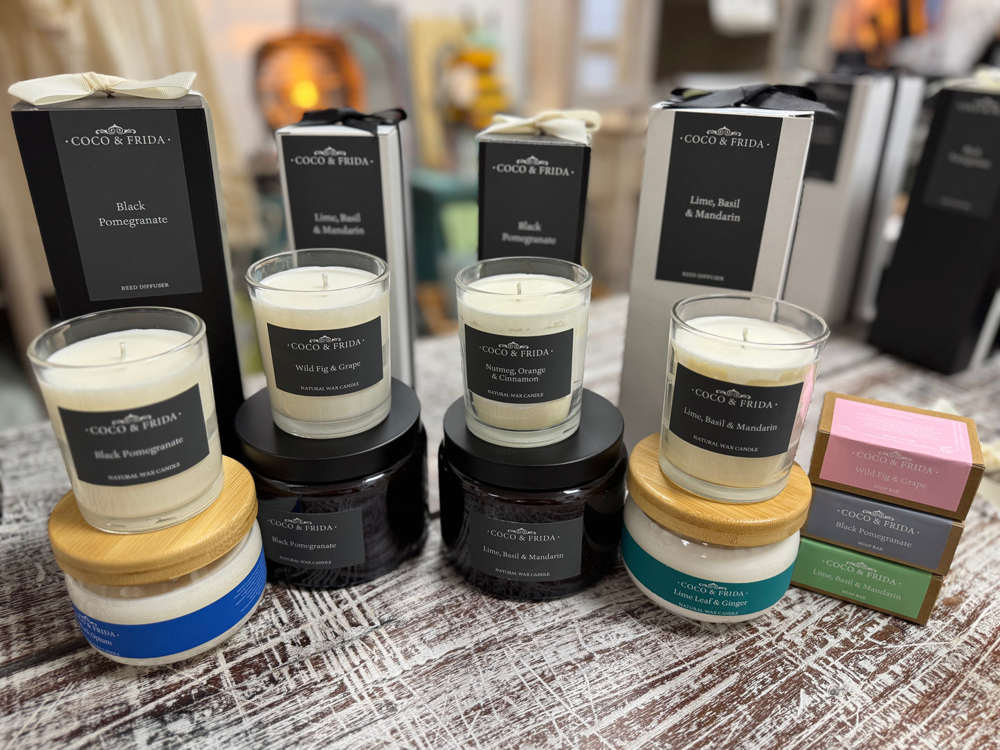 Coco & Frida Lime Basil & Mandarin 20cl Gift Box Candle