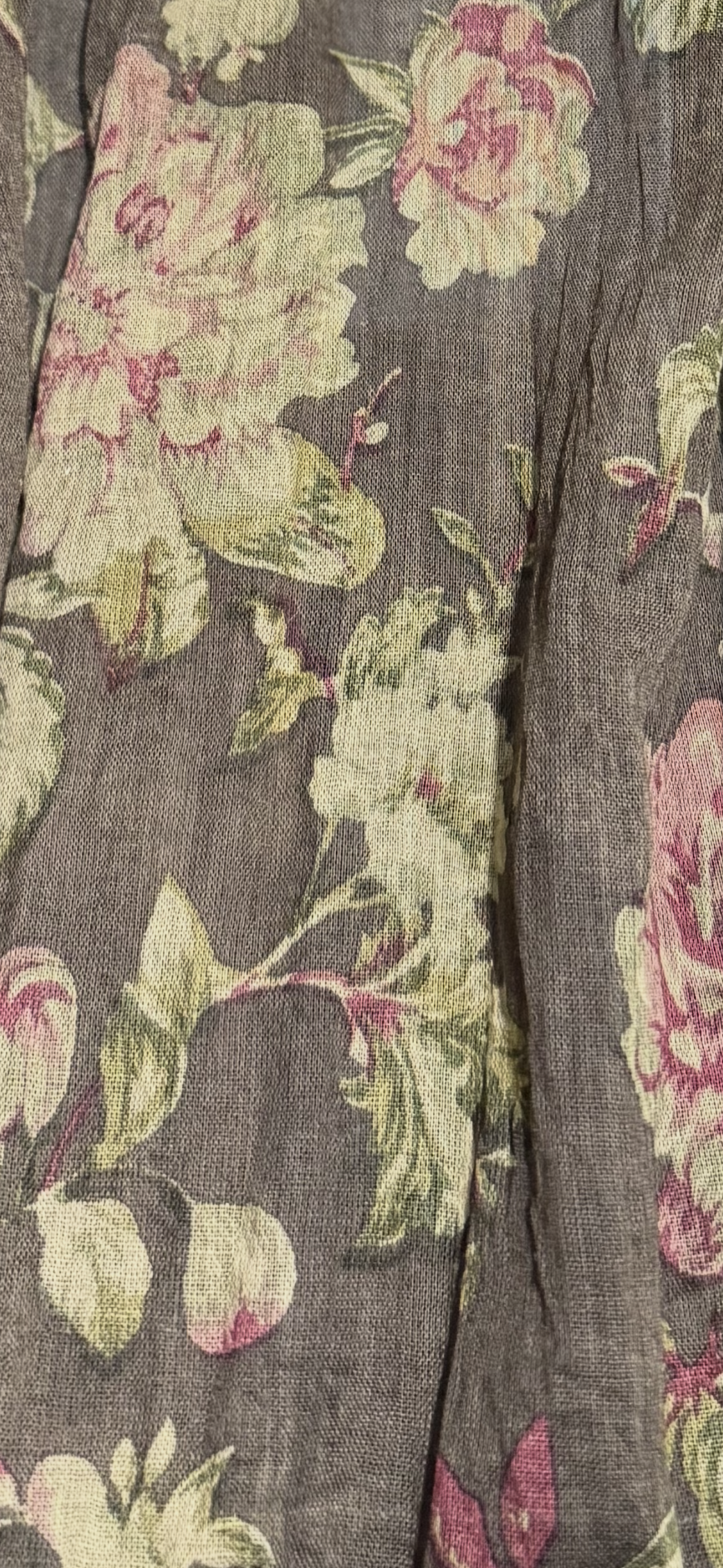 Les Ours Rideaux Havane Fleurs Curtain