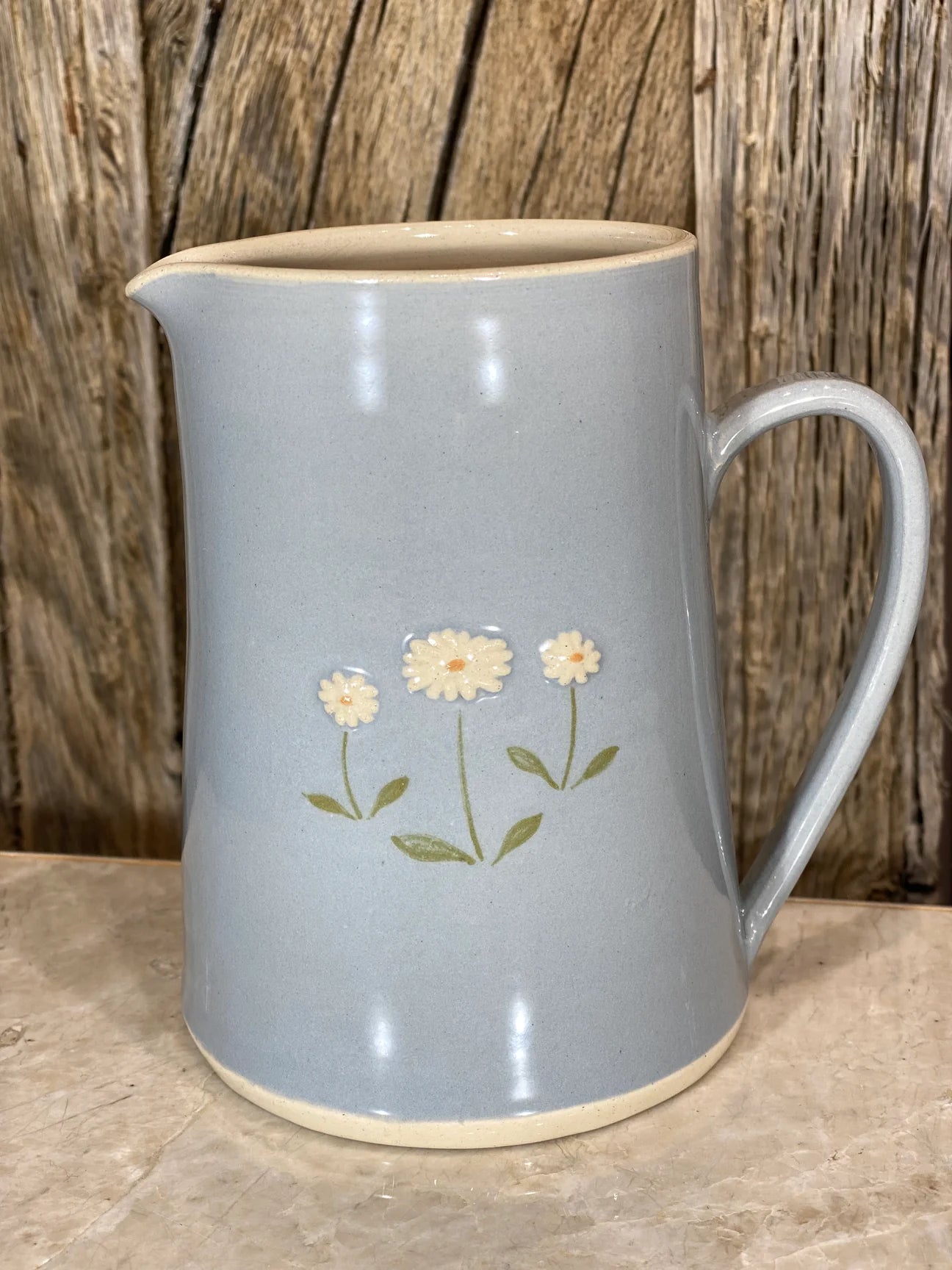 Hogben Pottery Large Jug - Daisies