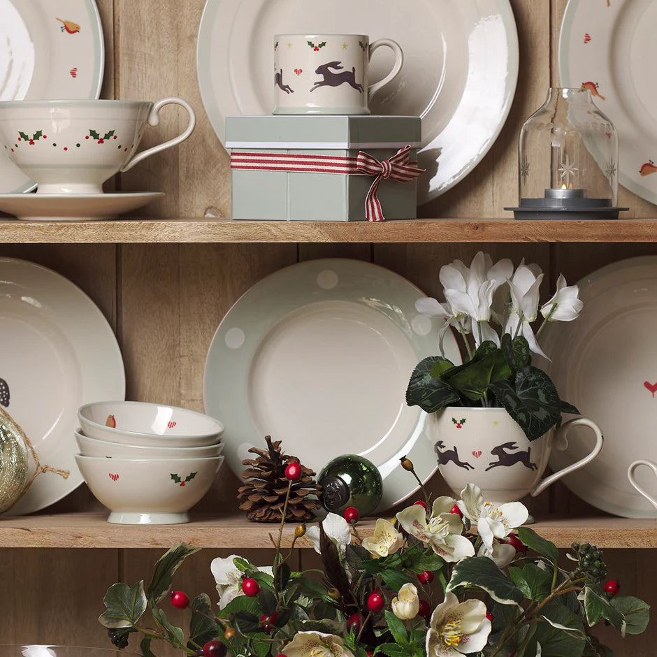 Susie Watson Designs Christmas Robin Small Bowl