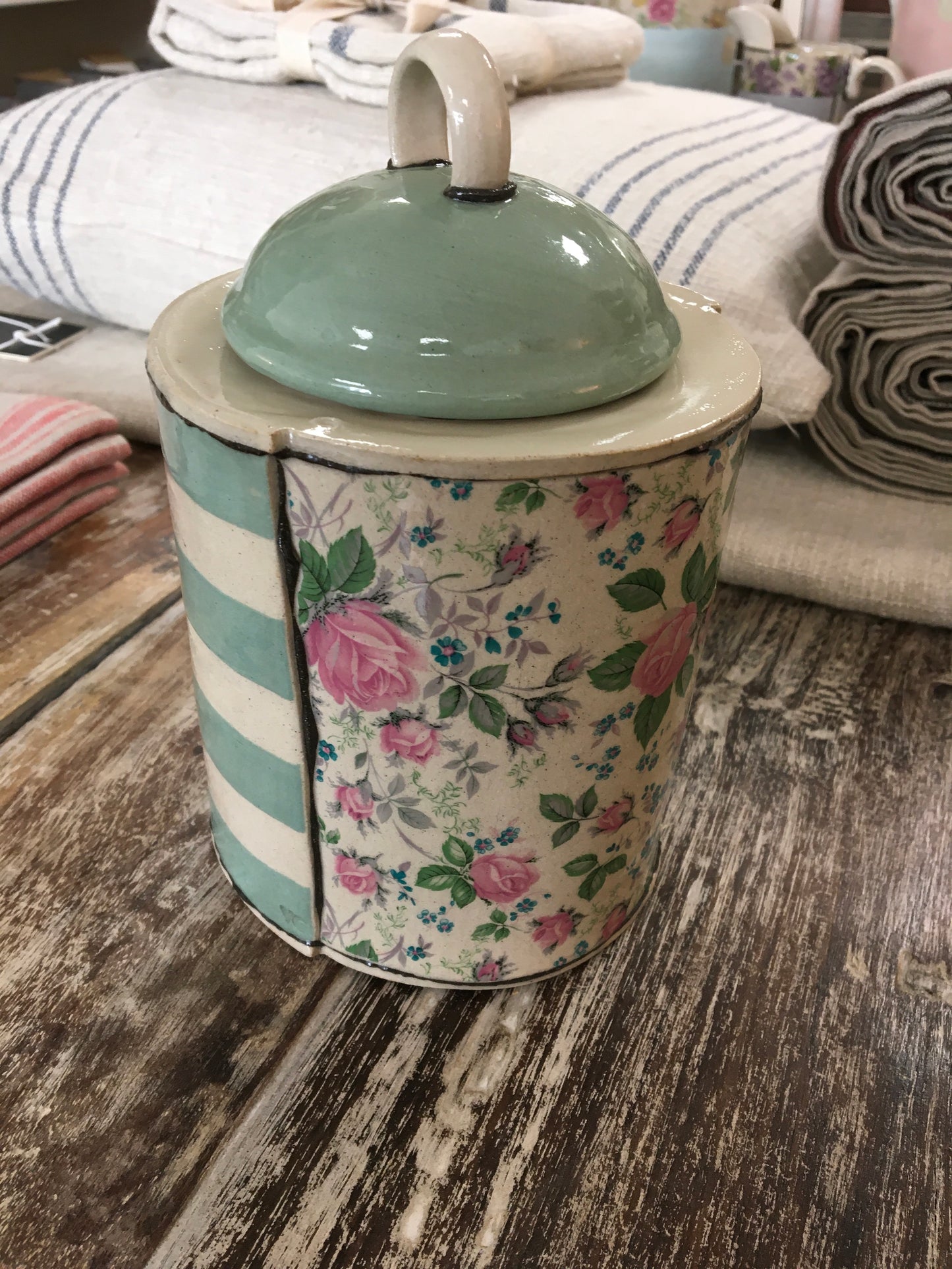 Virginia Graham Green Tea Caddy
