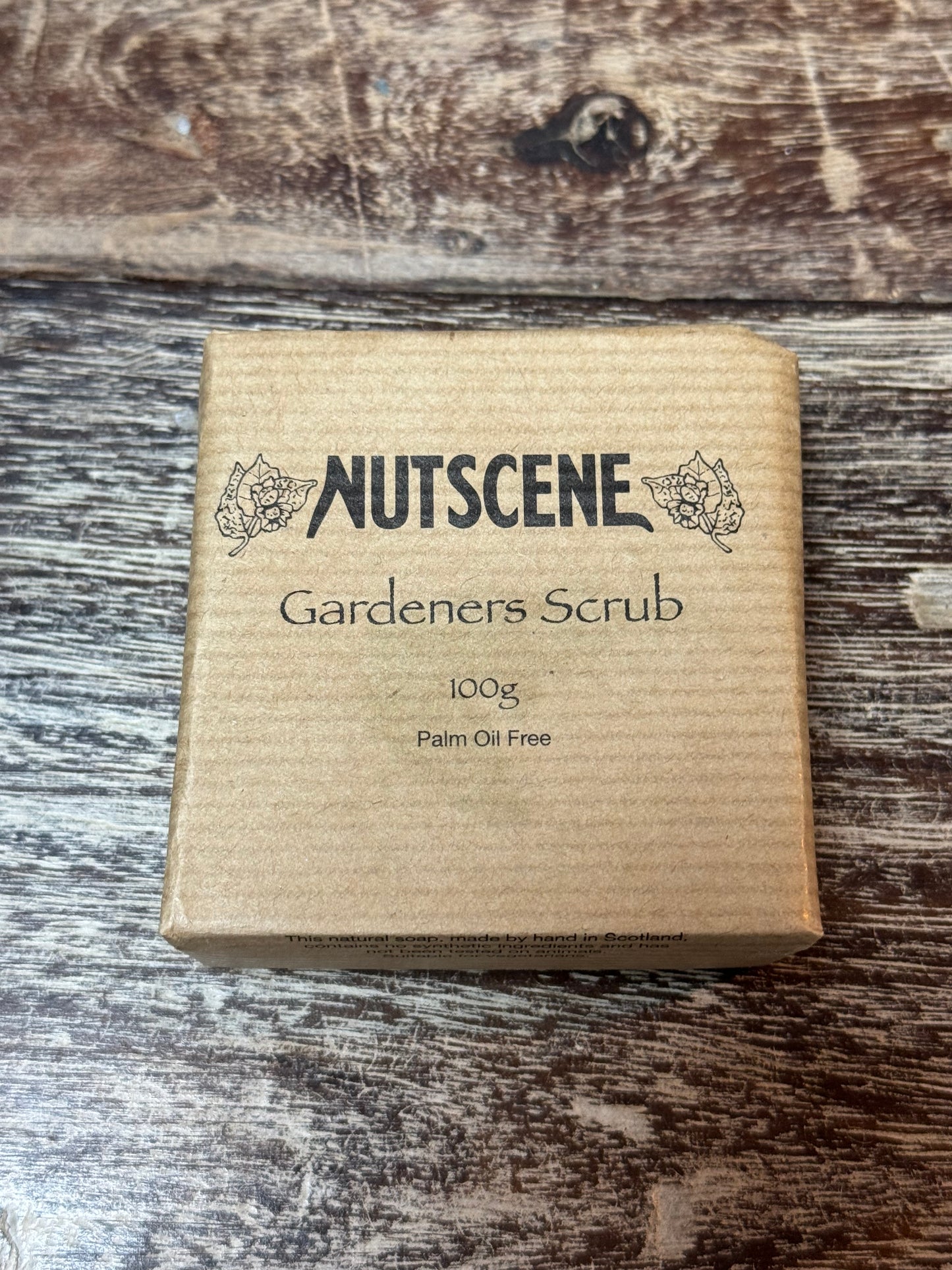 Nutscene Gardeners Scrub Soap 100g