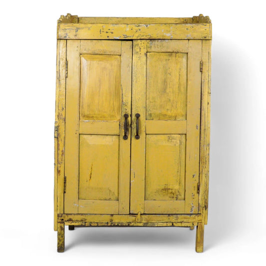 Rustic Yellow Cupboard