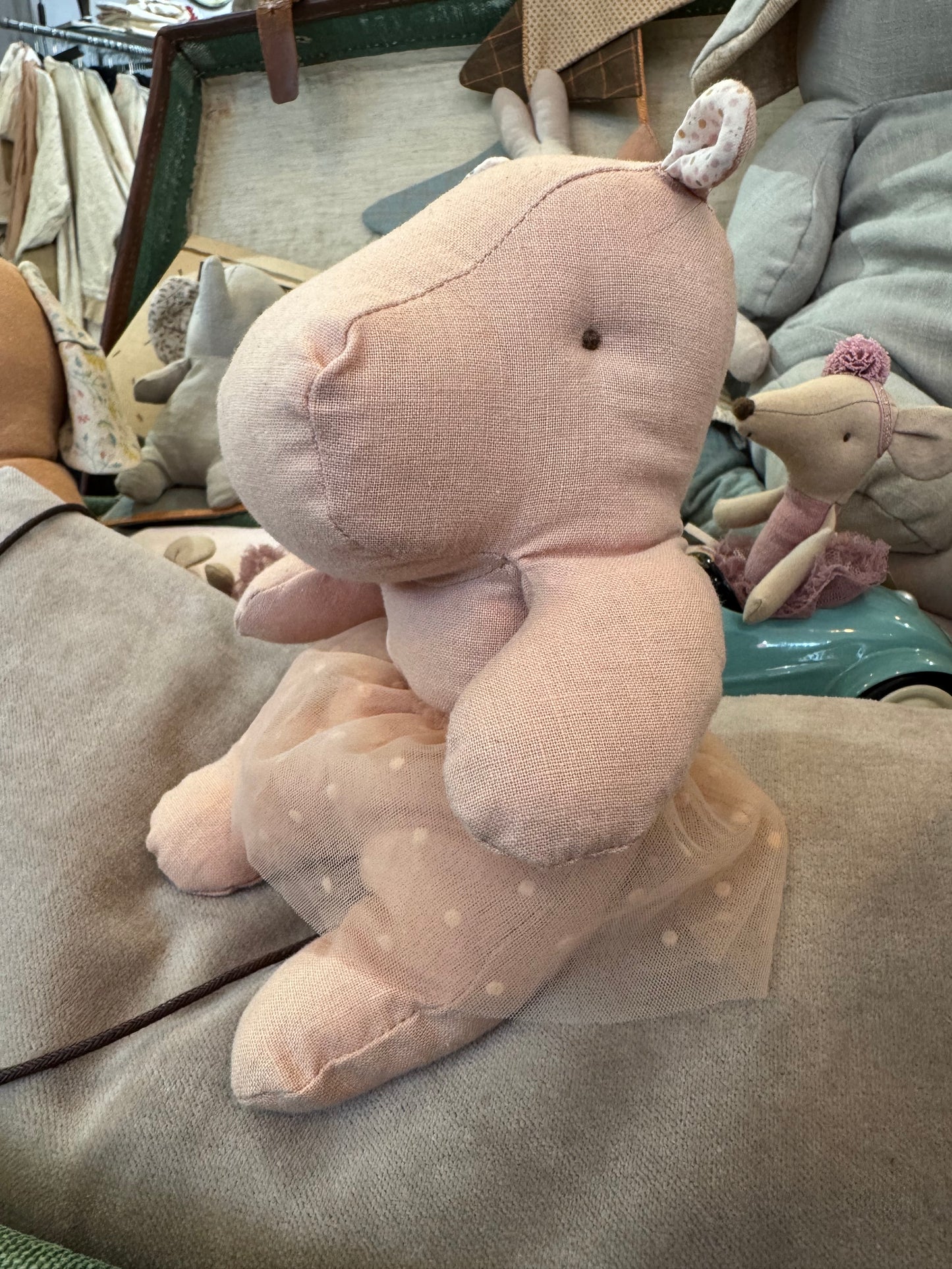 Maileg Hippo with Skirt