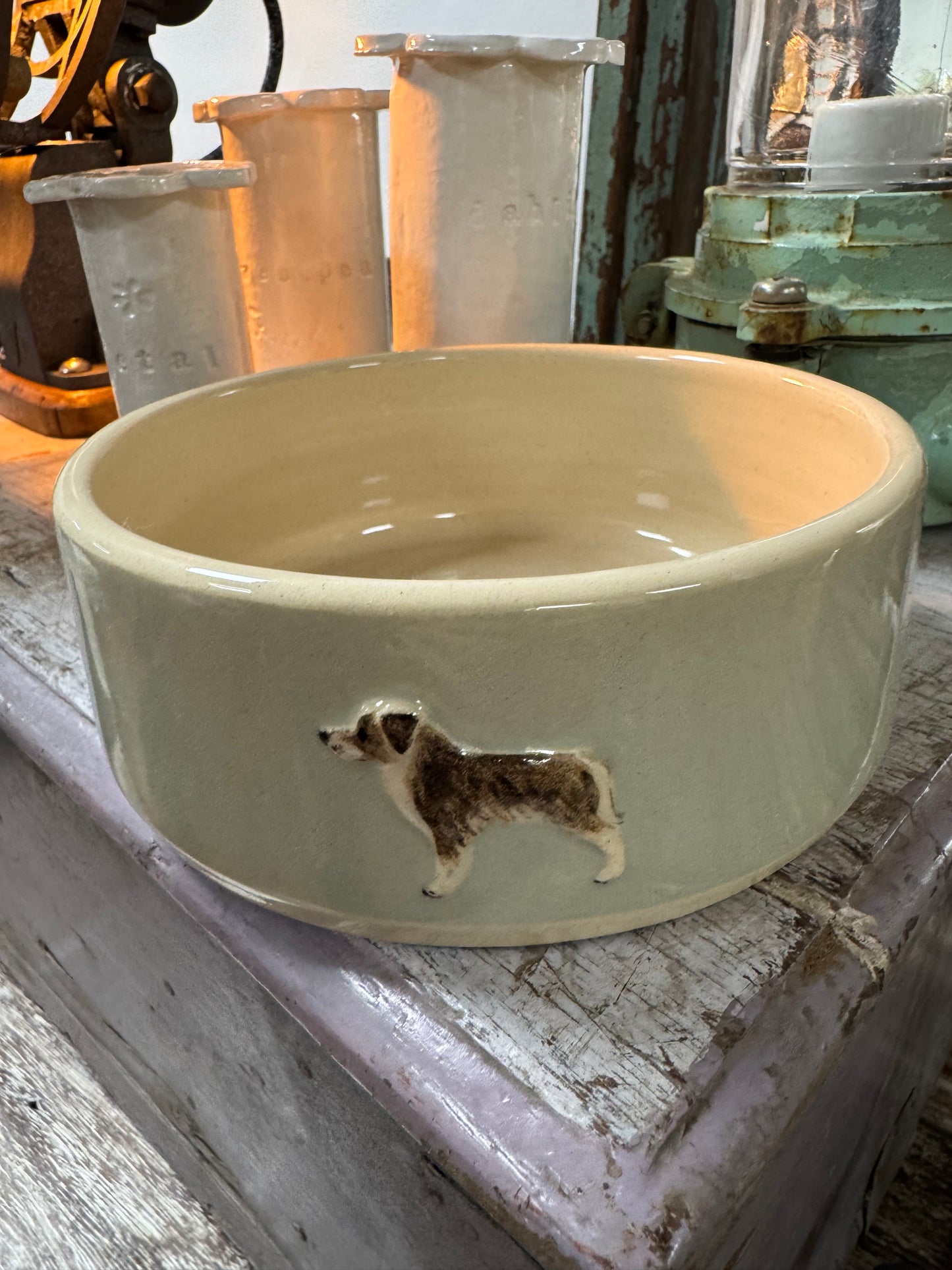 Hogben Pottery Dog Bowl