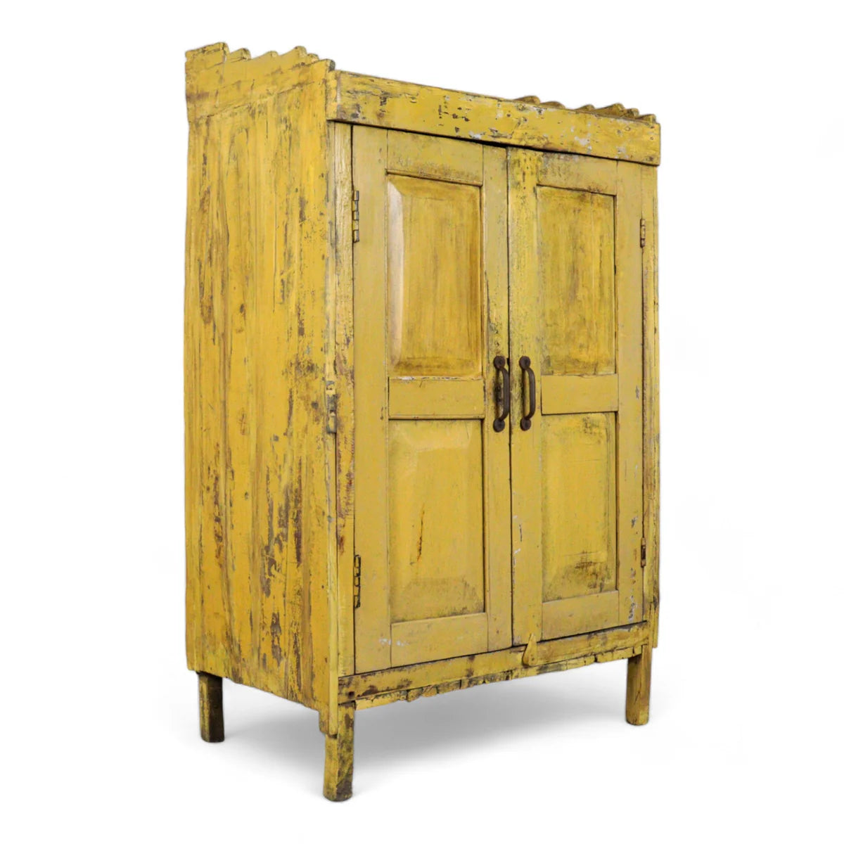 Rustic Yellow Cupboard