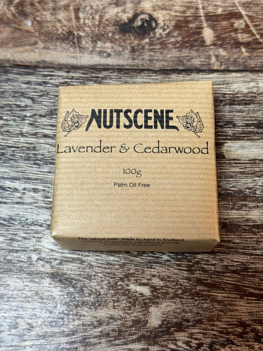 Nutscene Lavender & Cedarwood Soap 100g