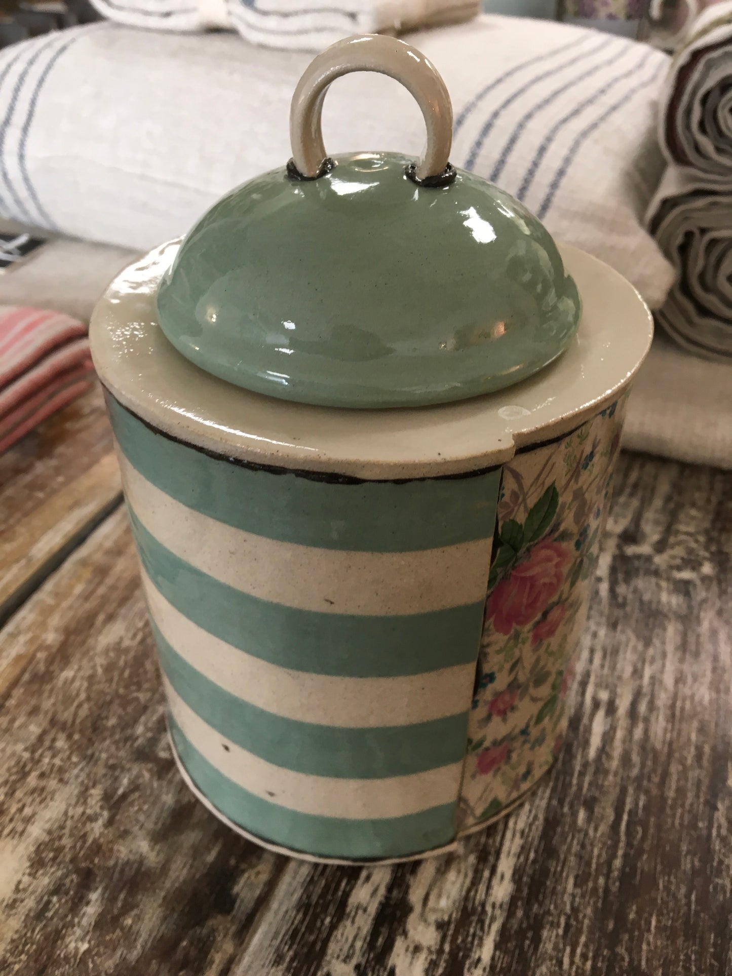 Virginia Graham Green Tea Caddy