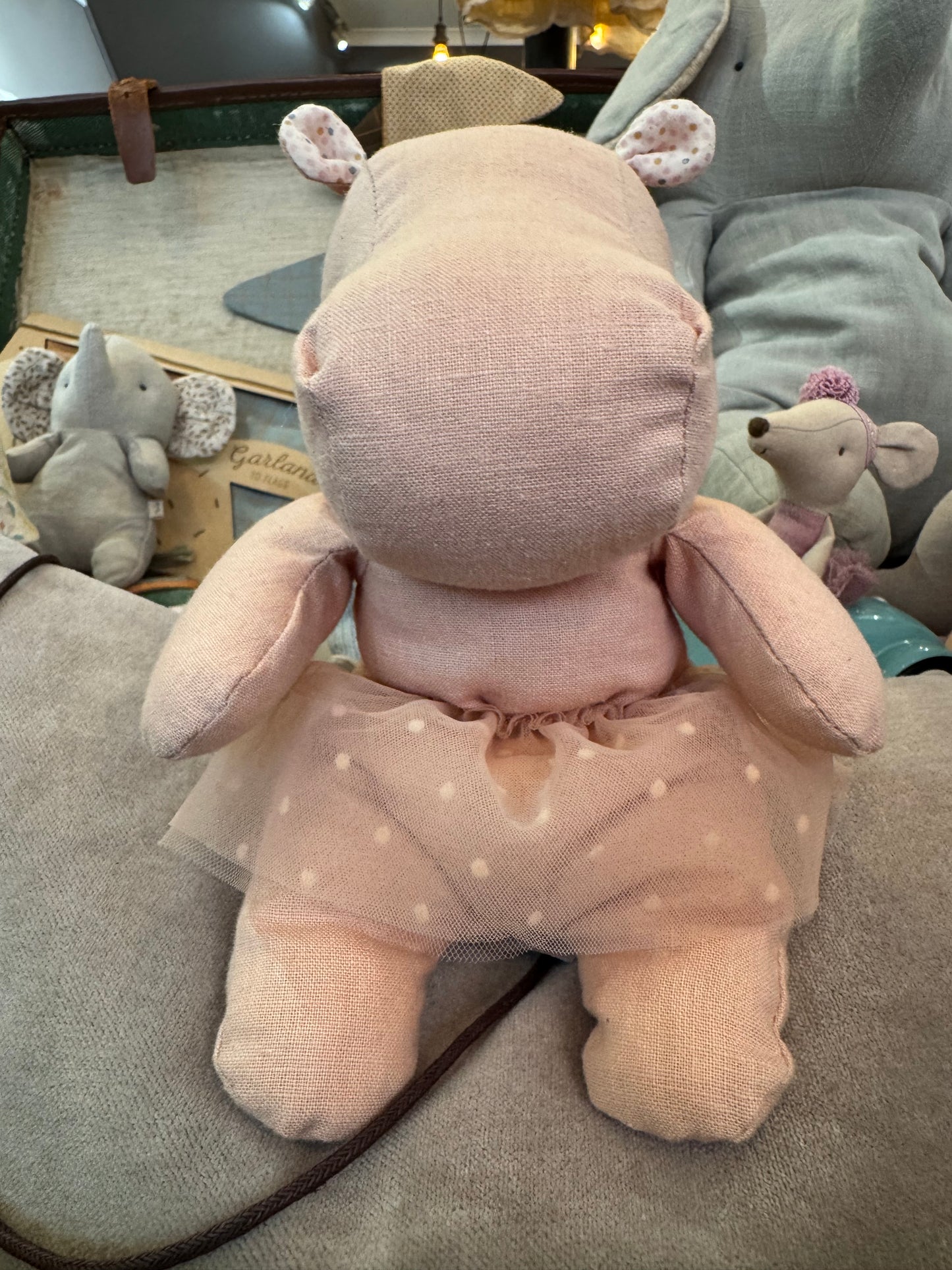 Maileg Hippo with Skirt
