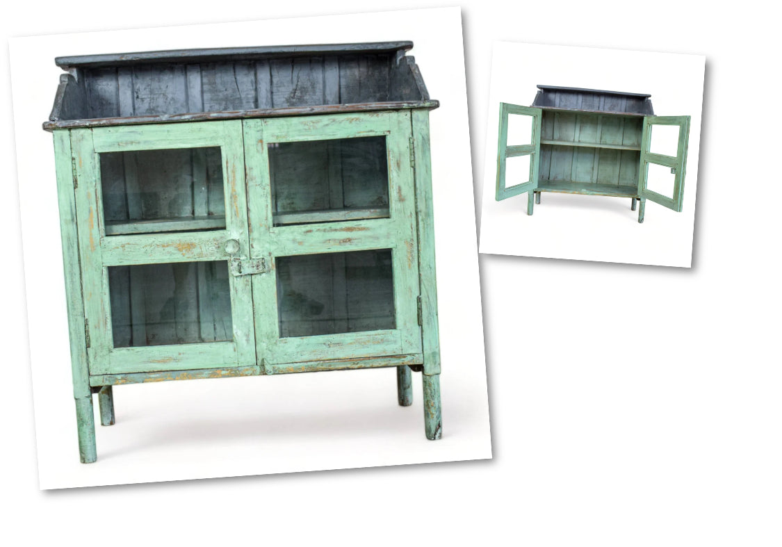 Rustic Green Cupboard