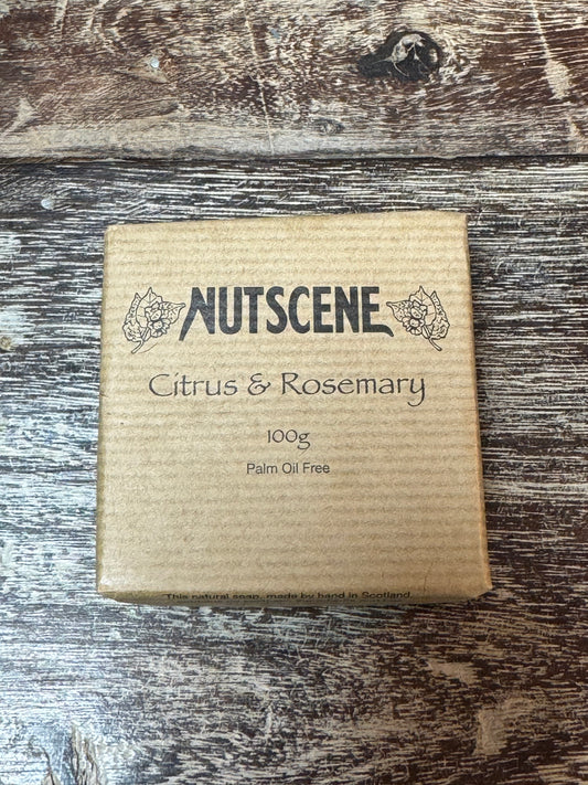 Nutscene Citrus & Rosemary Soap 100g