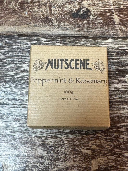 Nutscene Peppermint & Rosemary Soap 100g