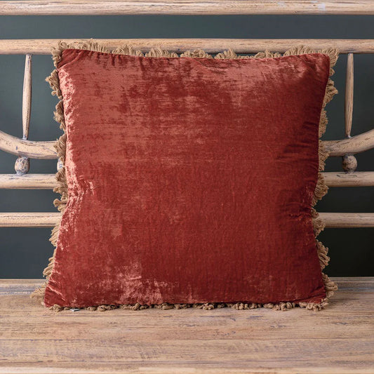 Russet Velvet Cushion